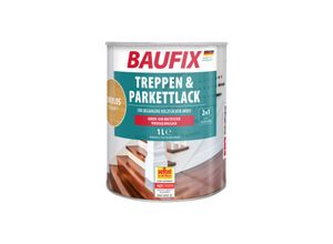 4014505050961 - BAUFIX Treppen & Parkettlack farblos seidenmatt 1 Liter Holzpflege