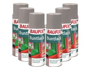 4014505067778 - BAUFIX Buntlack Spray silbergrau 6er-Set