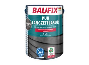 4014505076060 - PUR Langzeitlasur anthrazitgrau seidenmatt 5 Liter Holzlasur