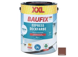 4014505081439 - XXL-Express-Deckfarbe 5 Liter - Nussbraun