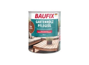 4014505083945 - BAUFIX Gartenholz-Pflegeöl teak seidenmatt 1 Liter