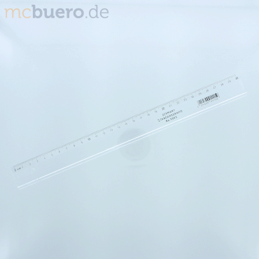 4014509011159 - Kunststoff-Lineal 9003 glasklar 30cm