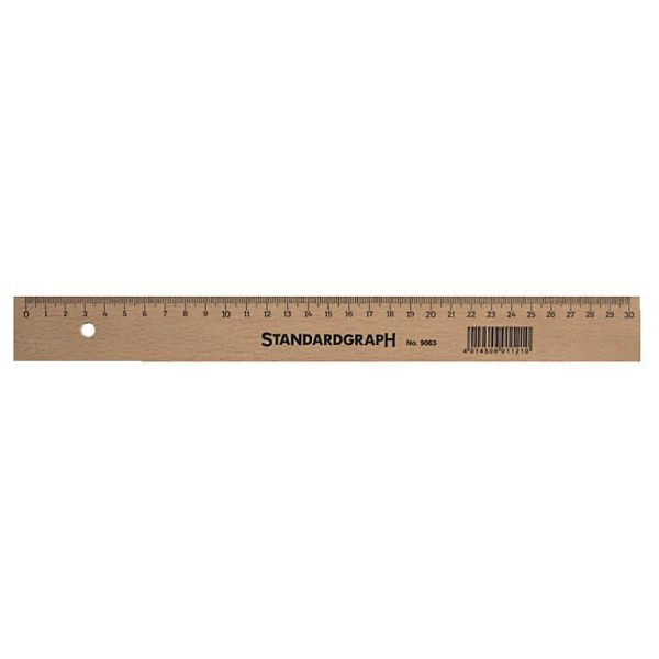 4014509011227 - Holz-Lineal 9064 braun 40cm