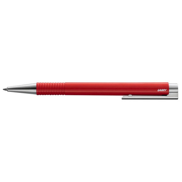 4014519631743 - Druckkugelschreiber LAMY 204 Logo M nachfüllbar inkl blauschreibender Großraummine rot