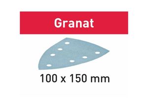 4014549138601 - Schleifblatt stf DELTA 7 P220 GR 100 Granat - Festool