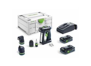 4014549390931 - Akku-Bohrschrauber c 18 hpc 40 I-Set Akku-Pack Ladegerät Zubehör Systainer - Festool