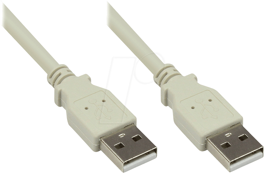 4014619000166 - GC 2212-AA5 - USB 20 Kabel A Stecker auf A Stecker grau 5 m