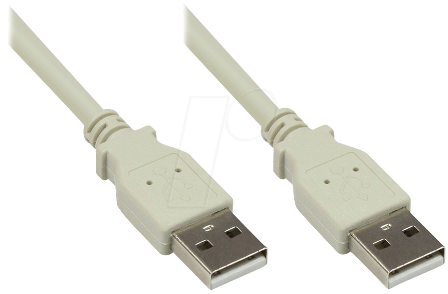 4014619010981 - GC 2212-AA3 - USB 20 Kabel A Stecker auf A Stecker grau 3 m