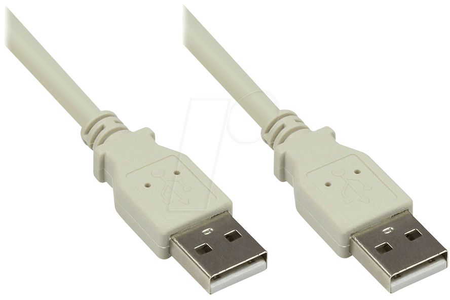 4014619018048 - GC 2212-AA05 - USB 20 Kabel A Stecker auf A Stecker grau 05 m