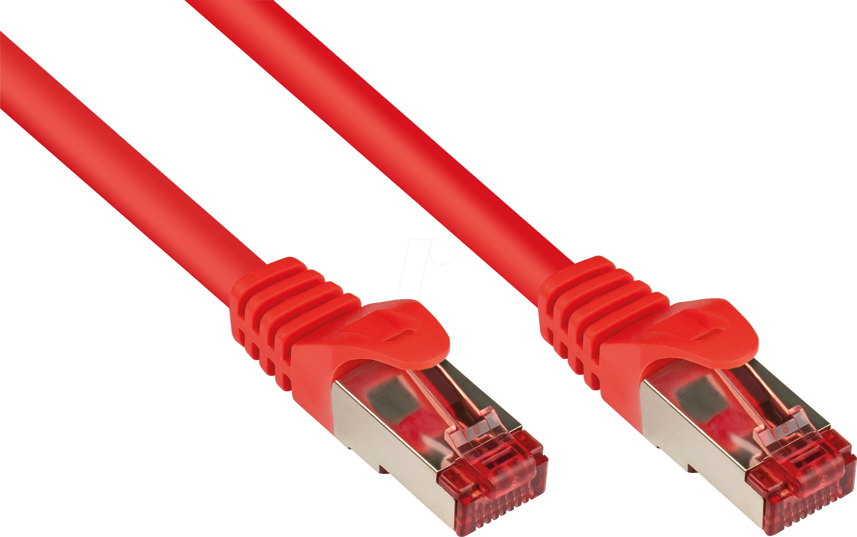 4014619045129 - Rns® Patchkabel mit Rastnasenschutz Cat 6 s ftp PiMF pvc 250MHz rot 05m (8060-005R) (8060-005R) - Good Connections