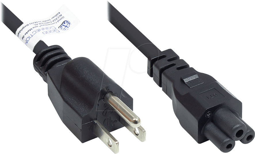 4014619170159 - GC P4505-S018 - Netzkabel US Stecker Typ B 18 m schw C5 UL