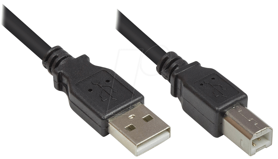 4014619176427 - GC 2510-2OFS - USB 20 Kabel A Stecker auf B Stecker schwarz 18 m