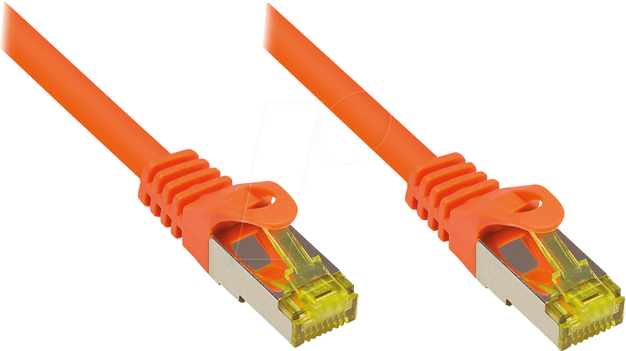 4014619323937 - Patch Netzwerkkabel Cat 7 s ftp orange 5m (8070R-050O) - Good Connections