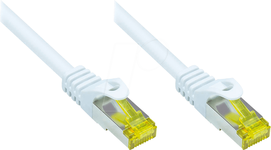 4014619324583 - Good Connections Patch Netzwerkkabel Cat 7 S FTP weiss 05m (8070R-005W)