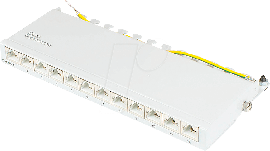 4014619459643 - GC N0120 - Patchpanel 12-Port Cat6a 05 HE