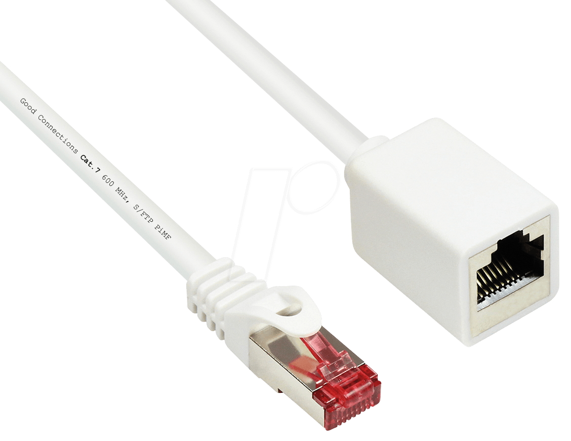 4014619507528 - GC 8063VR-020W - Patchkabelverlängerung Cat6 weiß 2 m