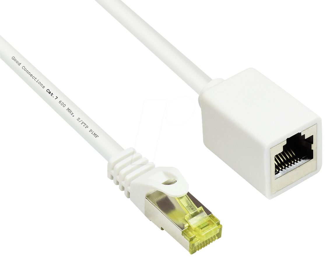 4014619507603 - 50m RNS Patchkabelverlängerung mit Cat 7 Rohkabel S FTP weiß