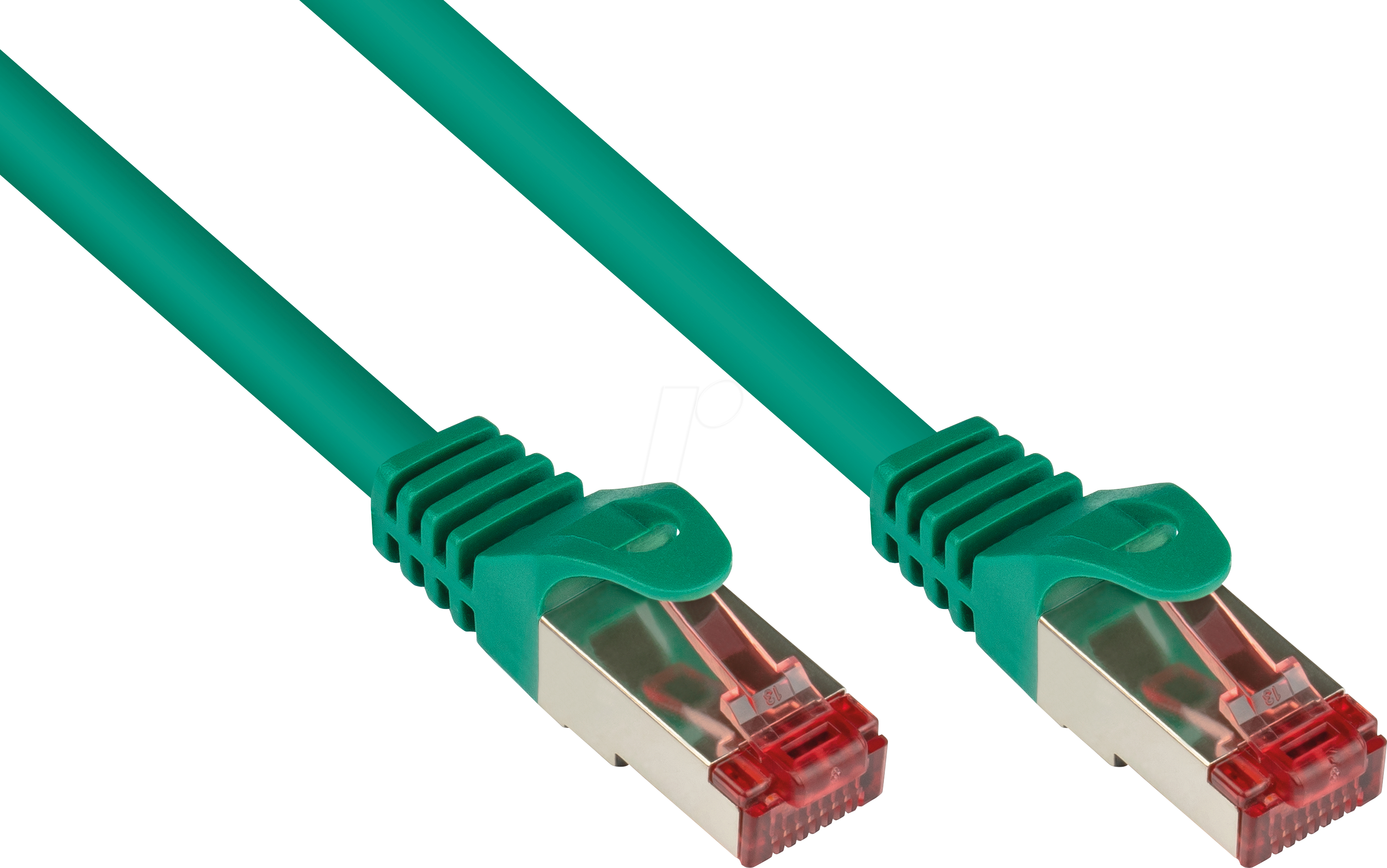 4014619548156 - - rns® Patchkabel mit Rastnasenschutz Cat 6 s ftp PiMF pvc 250MHz grün 15m (8060-015G) (8060-015G)