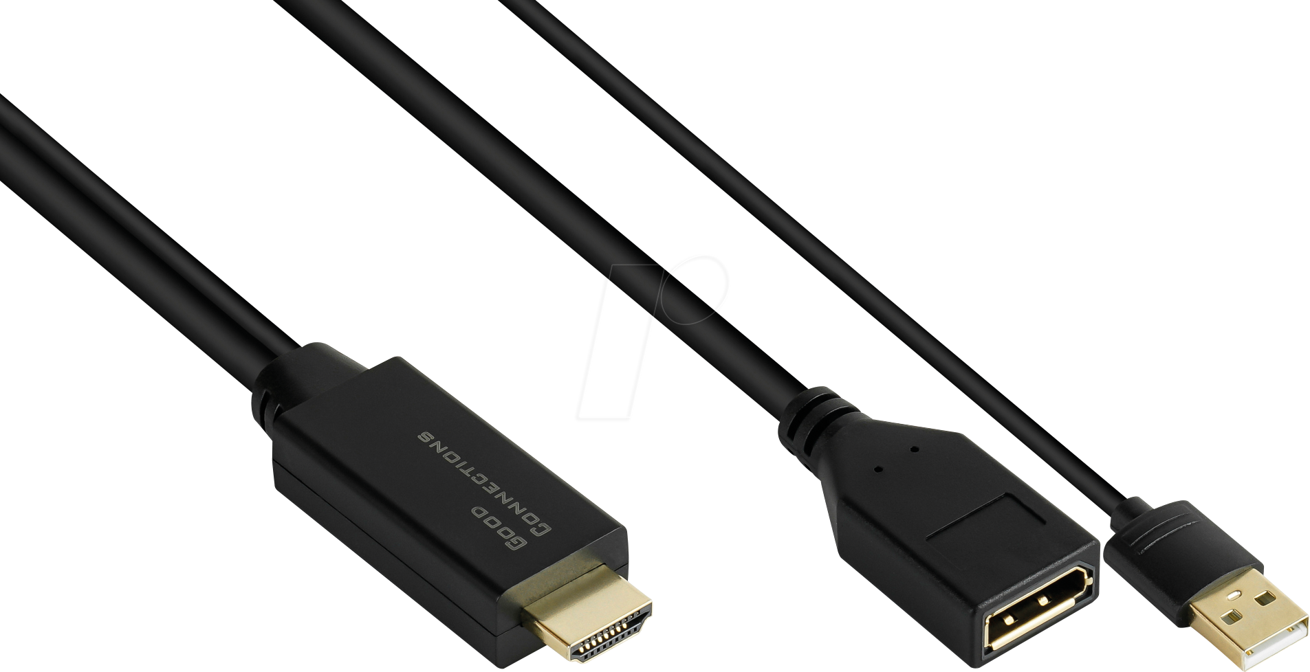 4014619603404 - GC HDMI-AD22 - HDMI Adapter HDMI Stecker auf DP 12 Buchse