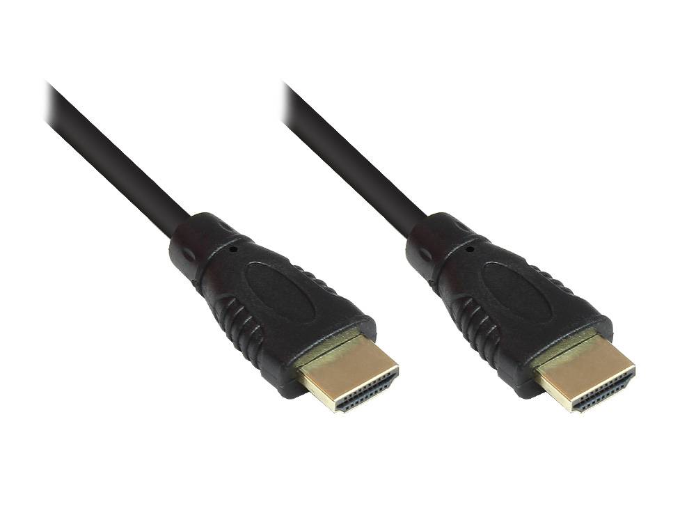 4014619678914 - High Speed hdmi Kabel 75m mit Ethernet gold Stecker schwarz (4514-075) - Good Connections