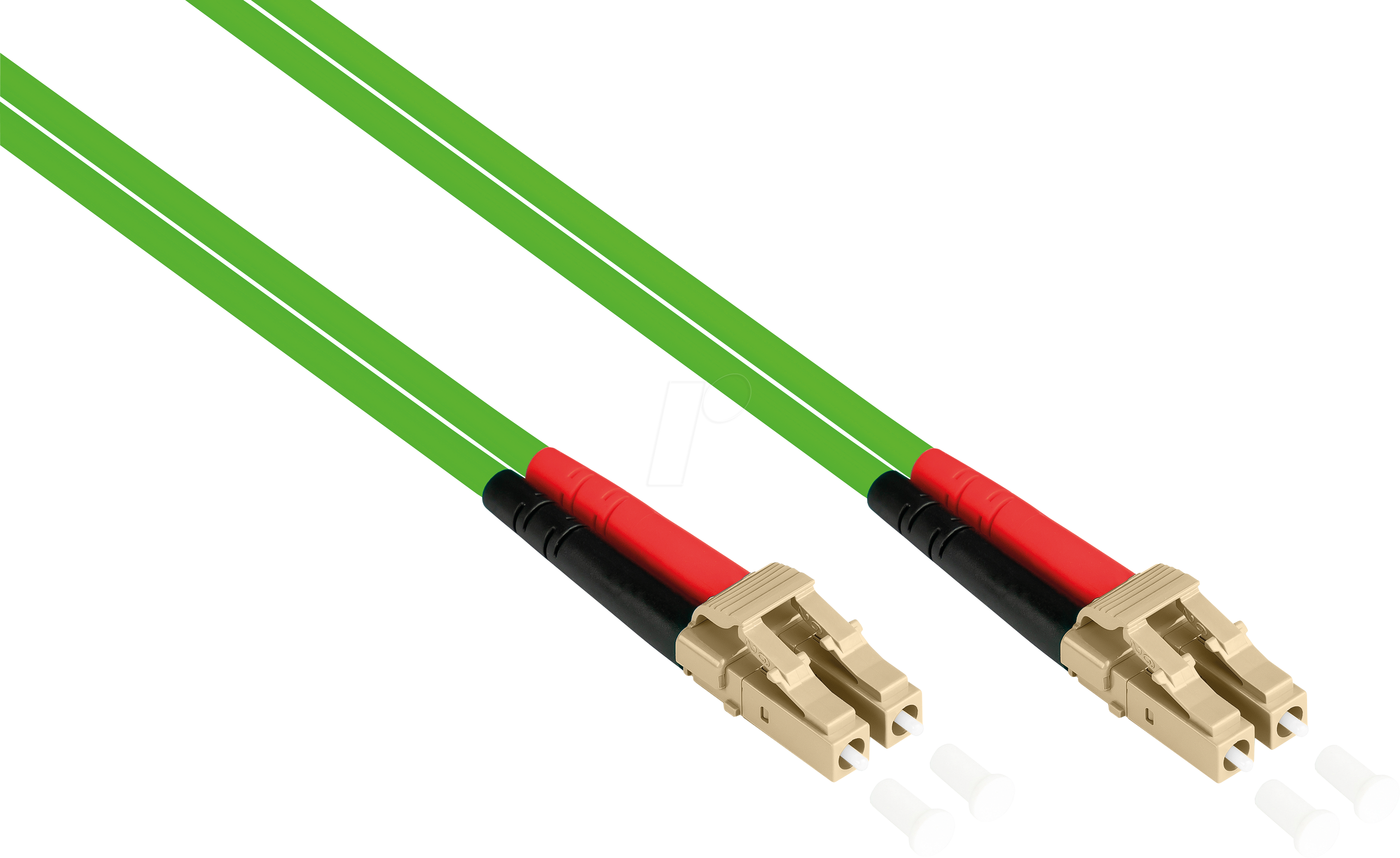 4014619741212 - GC LW-803LC5 - Patchkabel LWL Duplex OM5 50 125µ LC LC LSZH 3m limettengrün