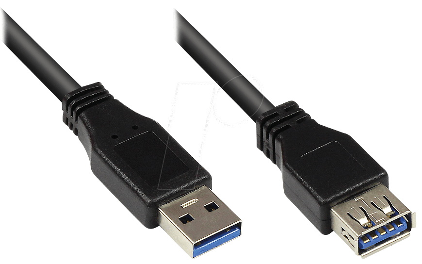 4014619764174 - Alcasa 2711-S01 - 30 (31 Gen 1) - usb a - usb a - Männlich männlich - Gerade - Gerade (2711-S01) (2711-S01) - Good Connections