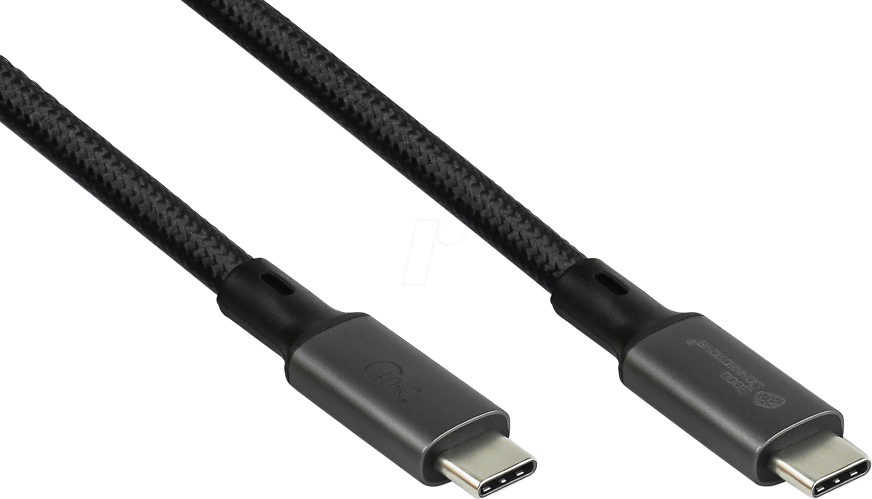 4014619881864 - USB-C 40 (ST-ST) 15m Magnetisches Spiralkabel 240W 8K 60Hz Schwarz