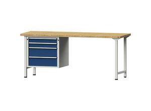 4014641070731 - Werkbank Gestellbauweise Serie V 2 Schubladen 90 mm 2 Schubladen 180 mm Buchemassivplatte Breite 2000 mm ANKE 4014641070731 - Werkbank Gestellbauweise Serie V 2 Schubladen 90 mm 2 Schubladen 180 mm Buchemassivplatte Breite 2000 mm ANKE