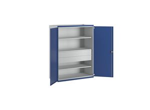4014641088408 - Schwerlastschrank JUMBO mit 3 Fachböden 2 Schubladen HxBxT 1950 x 1484 x 690 mm ANKE 4014641088408 - Schwerlastschrank JUMBO mit 3 Fachböden 2 Schubladen HxBxT 1950 x 1484 x 690 mm ANKE