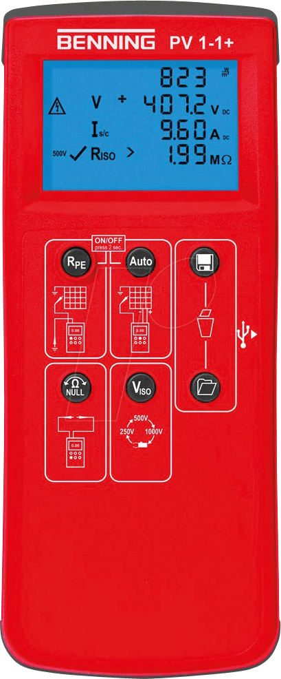 4014651421011 - PV 1-1+ - Installationsprüfgerät PV 1-1+ für Photovoltaik
