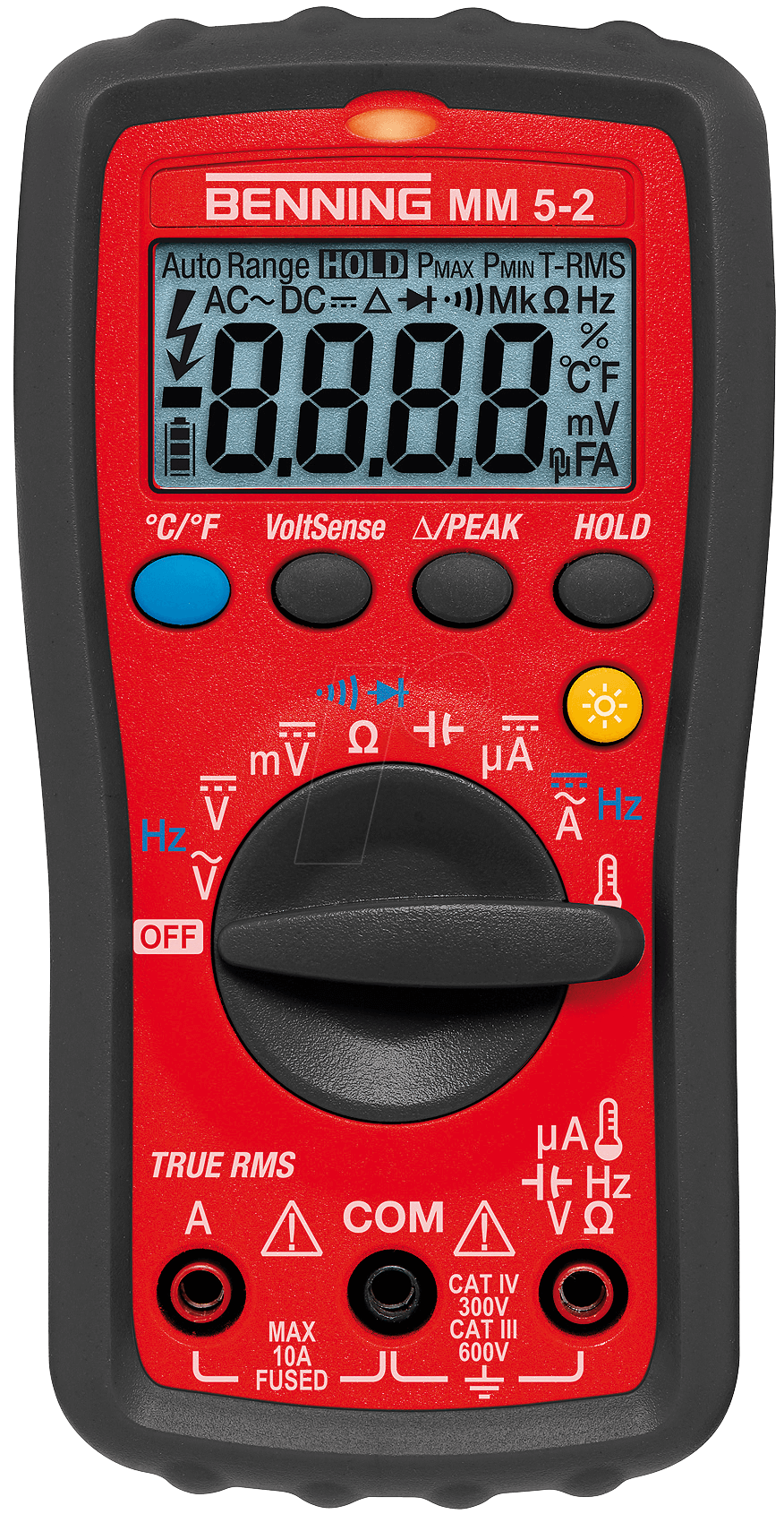 4014651440715 - Benning MM 5-2 Hand-Multimeter digital CAT III 600 V CAT IV 300 V Anzeige (Counts) 6000