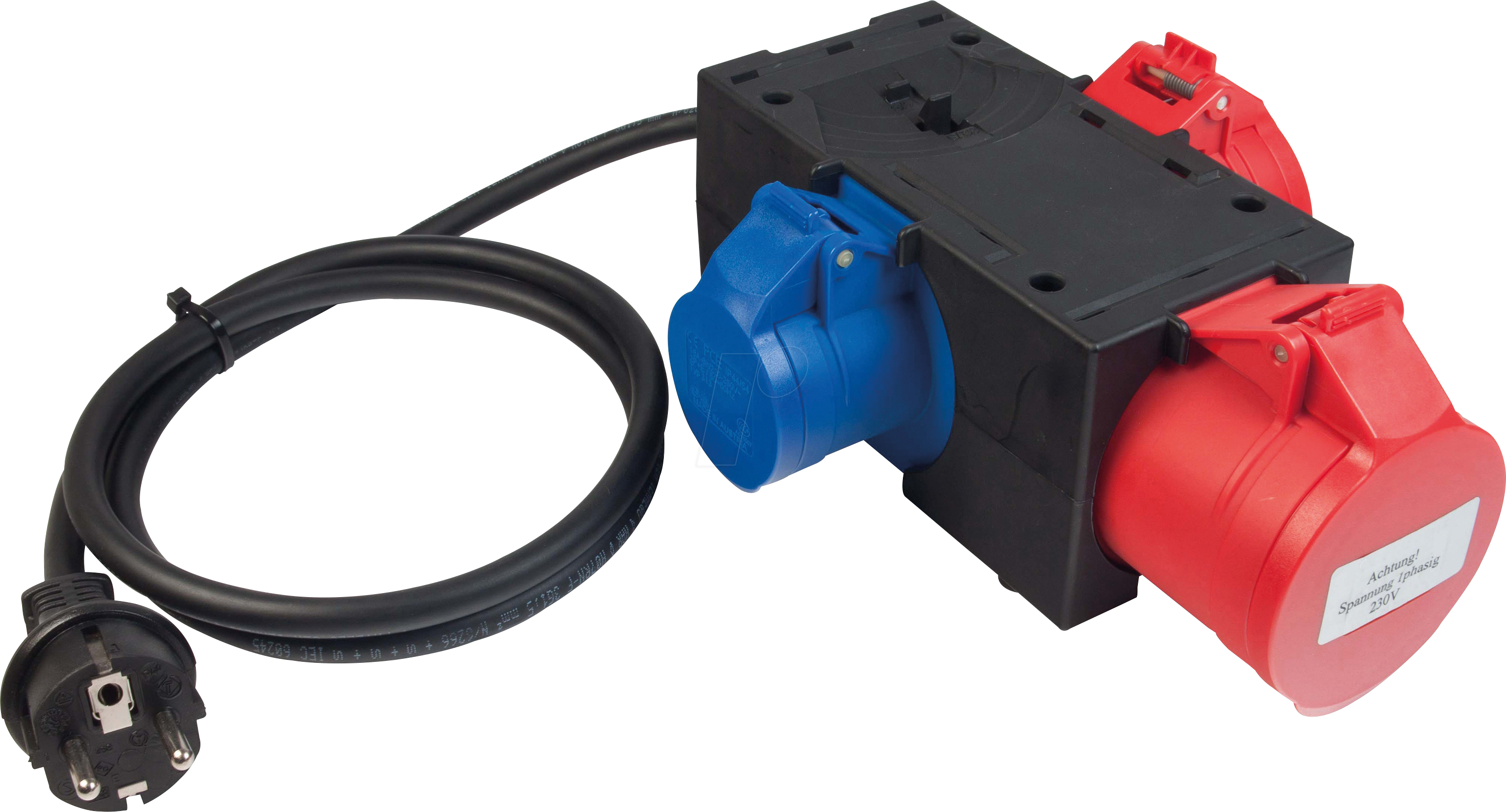 4014651441477 - Benning 044147 Messadapter Schutzkontakt-Stecker - CEE-Cara-Kupplung CEE-Kupplung Rot Blau 4014651441477 - Benning 044147 Messadapter Schutzkontakt-Stecker - CEE-Cara-Kupplung CEE-Kupplung Rot Blau