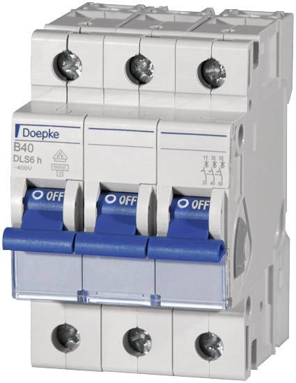 4014712162440 - Doepke 09914115 DLS6H B25A 3polig 6KA Leitungsschutzschalter 3polig 25 A 230 V 400 V