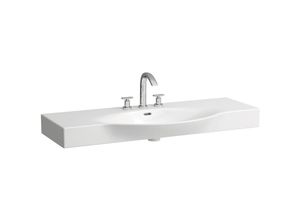 4014804753679 - Laufen Palace Waschtisch 1 Hahnloch mit Überlauf 1200x510mm weiß H8117040001041 - H8117040001041