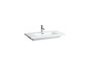 4014804812826 - Laufen Living Square Waschtisch unterbaufähig 3 Hahnlöcher 900x480 weiß H8164330001 Ausführung mit Überlauf - H8164330001081