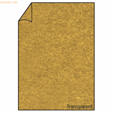 4014969232934 - 100 x Briefpapier A4 100g qm Transparent Gold