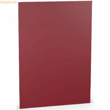 4014969304730 - 50 x Karton A3 220 g qm gerippt Rosso