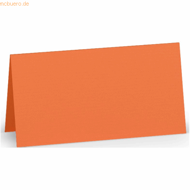 4014969353103 - 10 x Tischkarten 10x10cm VE=5 Stück Orange