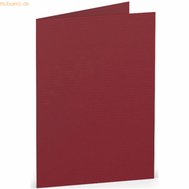 4014969604939 - 50 x Doppelkarte A7 hoch Rosso