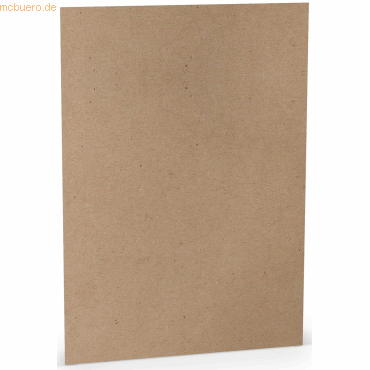 4014970090592 - 10 x Briefpapier A4 125g qm VE=10 Blatt Kraft