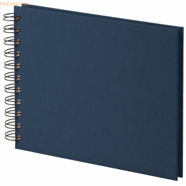 4014970151699 - 3 x Fotoalbum Whire-O 40 Seiten 195x145mm navy offwhite