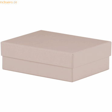 4014970190148 - 3 x Geschenkbox 140x190x60mm taupe metallic