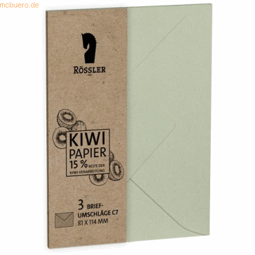 4014970369094 - 5 x Briefumschläge C7 VE=3 Stück Terra Kiwi