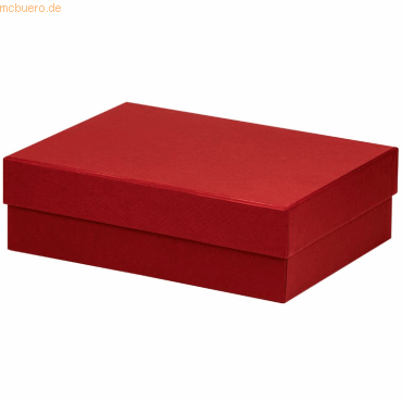 4014970384004 - 3 x Geschenkverpackung Boxline 196x264x80mm Rot