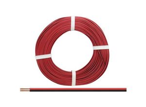 4014991242321 - Donau Elektronik - 225-010 Litze 2 x 025 mm² Rot Schwarz 50 m