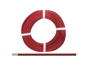 4014991242574 - Donau Elektronik - 225-010-25 verkabelungskabel 2 x 025 mm rot schwarz 25 m