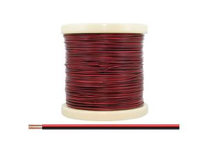 4014991242611 - Donau Elektronik - 218-500 Litze 2 x 014 mm² Rot Schwarz 500 m