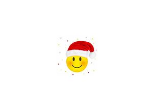 4014995254238 - Braun&company - Servietten Atelier X-mas Smiley 33 x 33 cm - 20er Pack Servietten