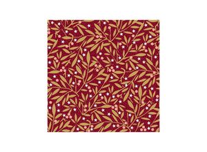 4014995254856 - Servietten Motiv Leaves and Berries 25 x 25 cm - 20er Pack Servietten - Braun&company