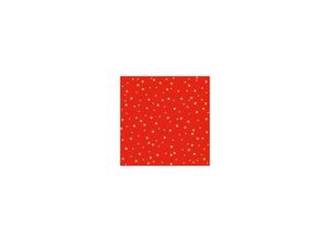 4014995399847 - Servietten Cocktail Sternchen rot 25 x 25 cm - 20er Pack Servietten - Braun&company